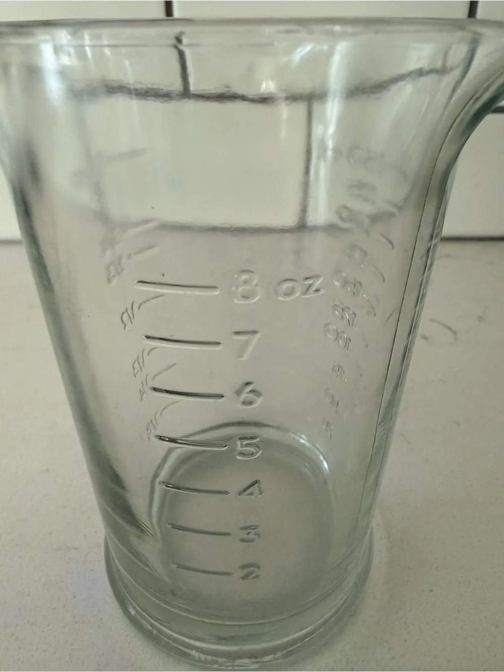 Anchor Hocking Vintage Three Tri-Pour Measuring Glass in Cups Oz and ml